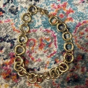 Loft gold link necklace.